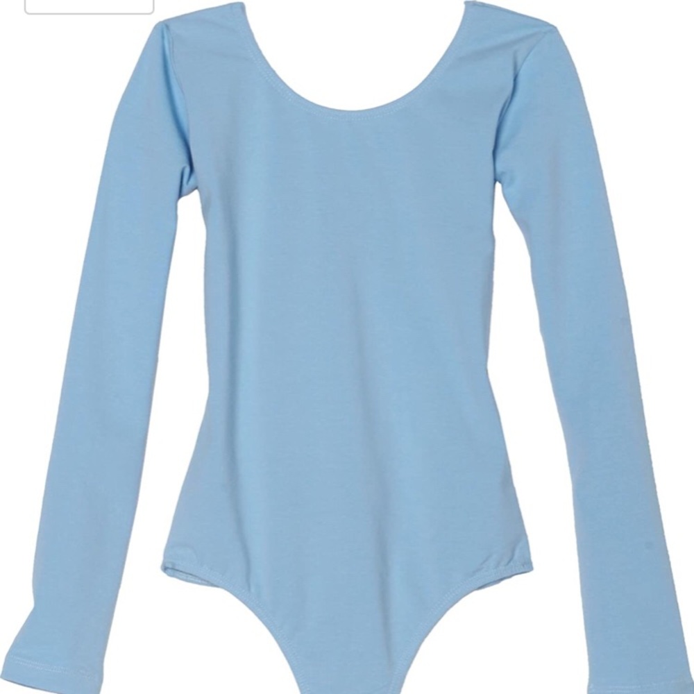 Sansha Signature Girls Light Blue Leotard 5 6 8 10
